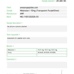 Melanotan 1 10mg