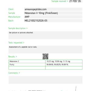 Melanotan 2 10mg