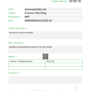 5-Amino 1mq – 50mg