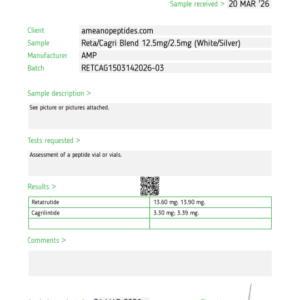 Reta/Cagri Blend – 12.5mg/2.5mg