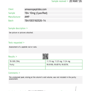 TB-500 (Thymosin Beta-4) 10mg